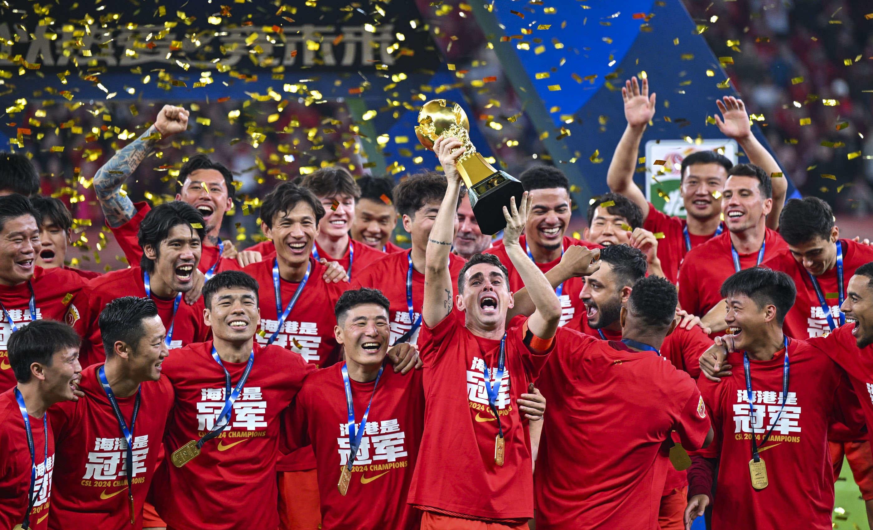 他没有庆祝，但已经赢了（未曾欢庆，胜局已定）